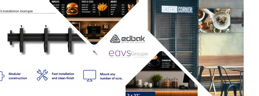 Edbak VWMB : une solution modulaire pour l’affichage dynamique multi-écrans