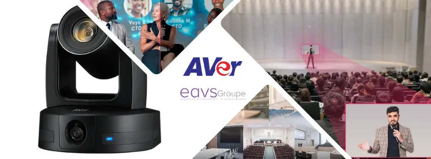 AVer TR322 : le suivi automatique pensé pour les présentations dynamiques